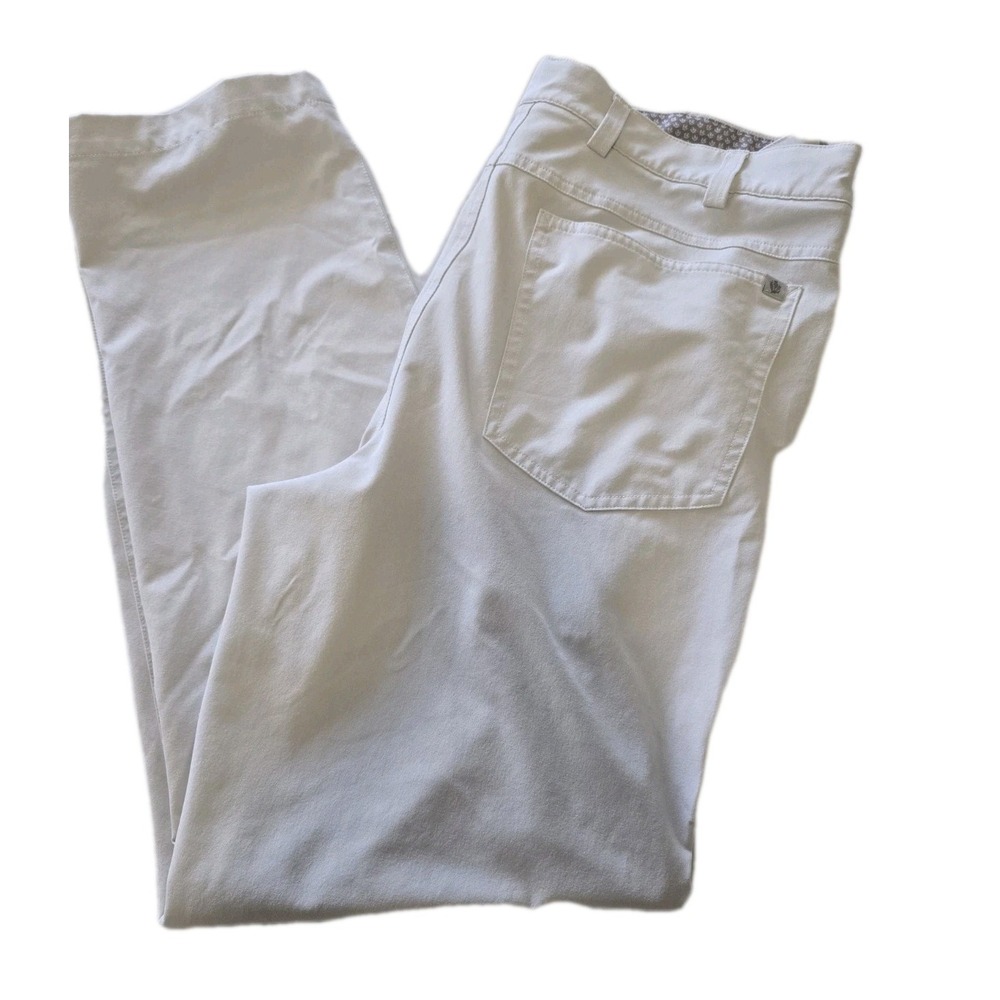 Donald Ross Thistle Stretch Performance Golf Pants Mens Size 34x30 EUC